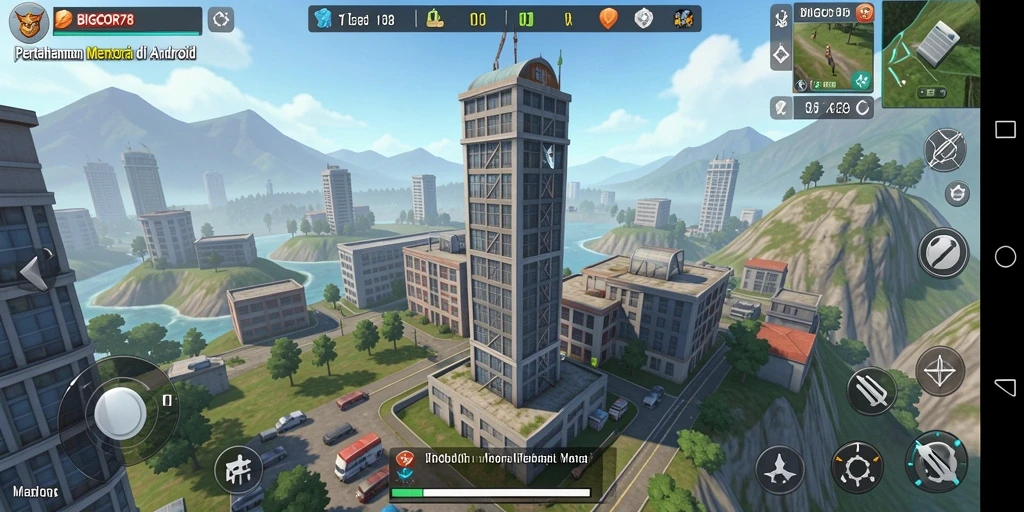 Tampilan gameplay BIGCOR78 yang menegangkan dan seru.