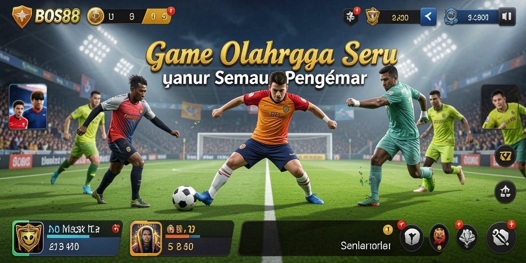 Screenshot BOS88 menampilkan gameplay seru saat pemain bertanding dalam olahraga.