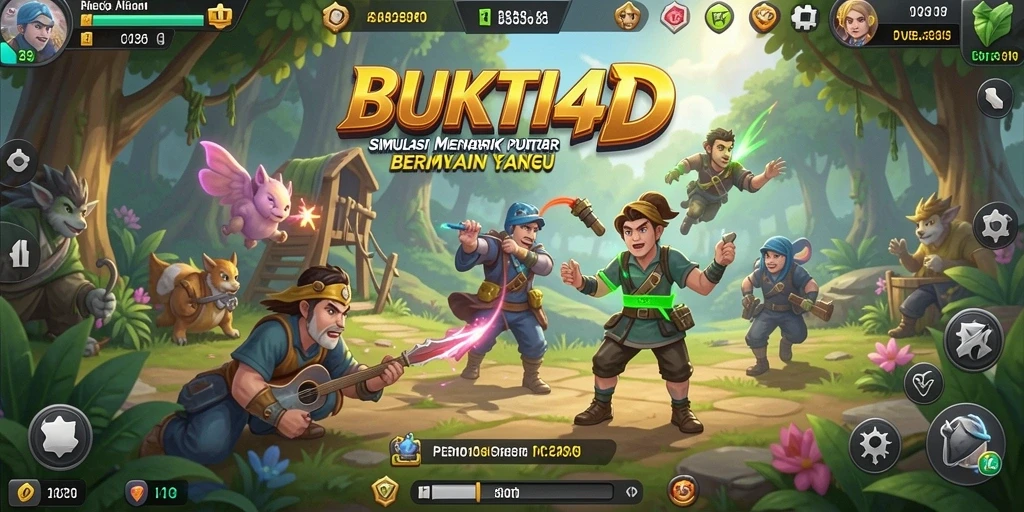 Tampilan gameplay menarik dari BUKTI4D yang penuh dengan aksi.