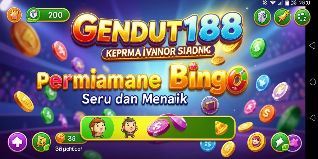 Tampilan gameplay Bingo yang mendebarkan di GENDUT188.