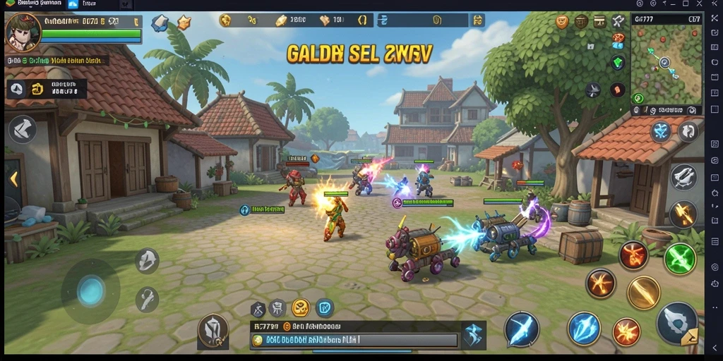 Tampilan gameplay GT777 menampilkan aksi pengumpulan sumber daya yang menarik.