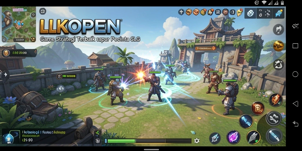 Tampilan aksi seru di gameplay LKOPEN yang menantang.