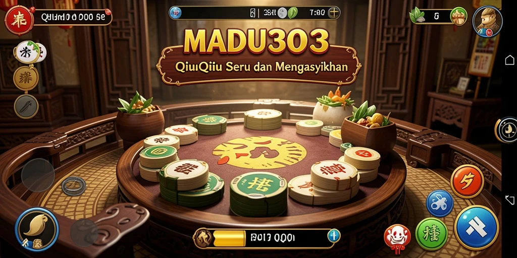 Tampilan gameplay QiuQiu yang seru dan menegangkan di MADU303.