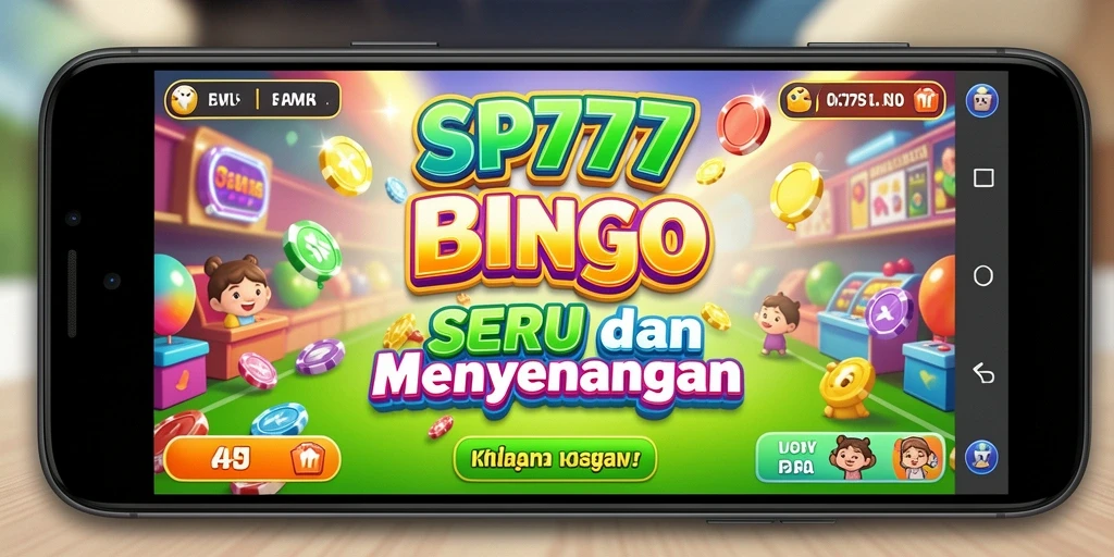 Tampilan gameplay seru SP777 dengan player aktif dan kartu Bingo.