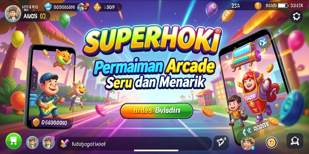 Screenshot gameplay SUPERHOKI menampilkan aksi seru dan tantangan menarik.